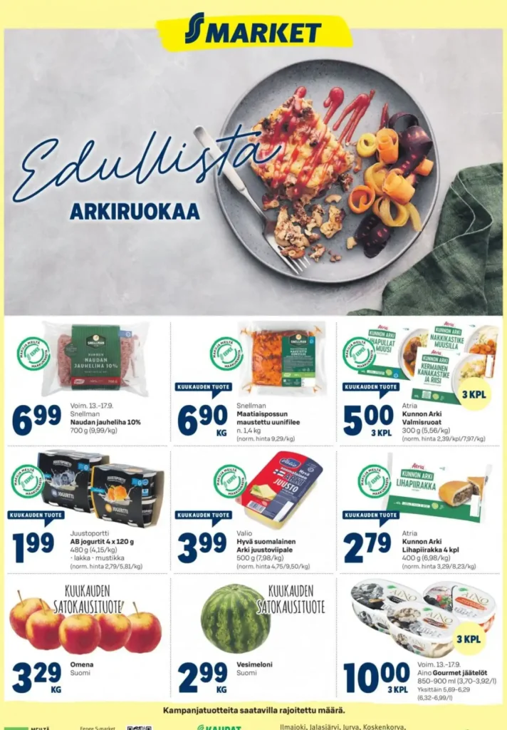 s market tarjoukset seinäjoki