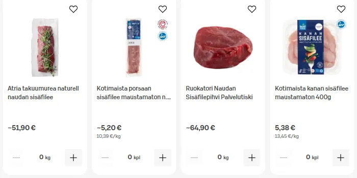 naudan sisäfile tarjous