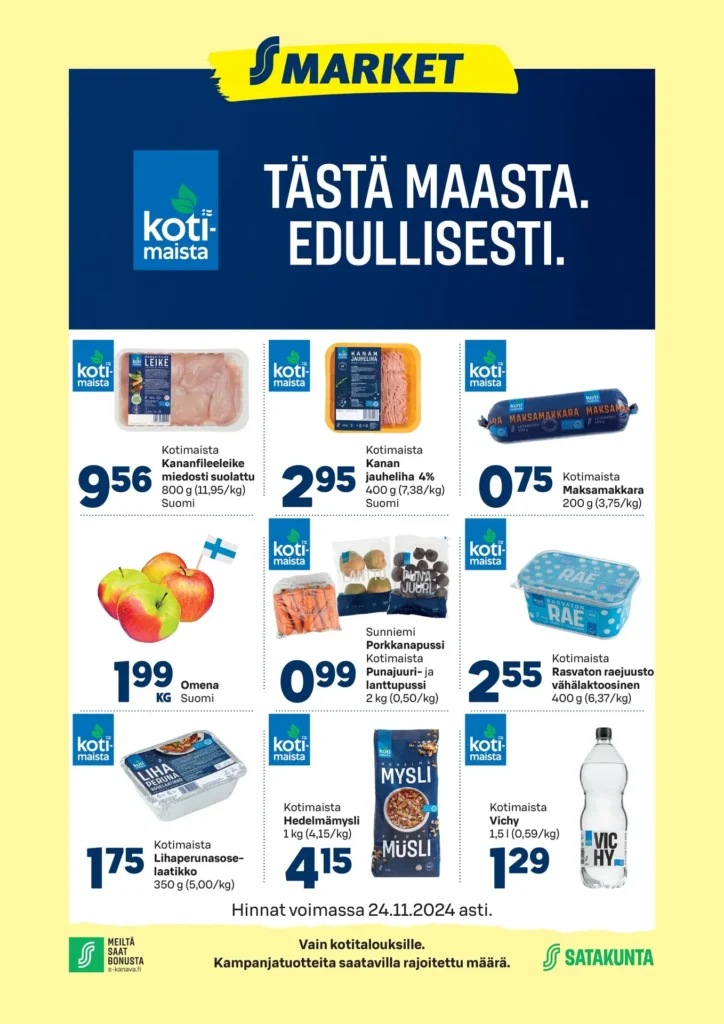 s market tarjoukset edut voimassa 24.11.2024